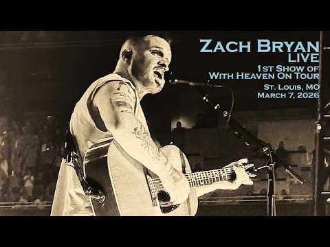 Zach Bryan - Full Show - Epic Tour Opener - Live @ The Dome, St. Louis, MO - 3/7/26